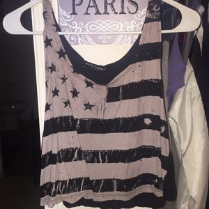 Brandy Melville flag top